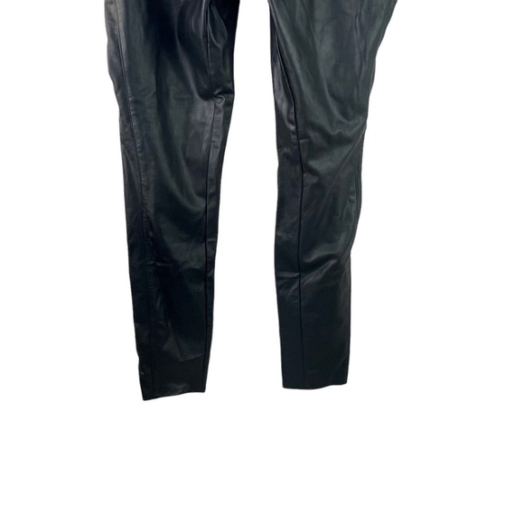 Lysse Faux Vegan Leather High Rise Black Pull On Leggings Women's Size XL - Picture 7 of 12